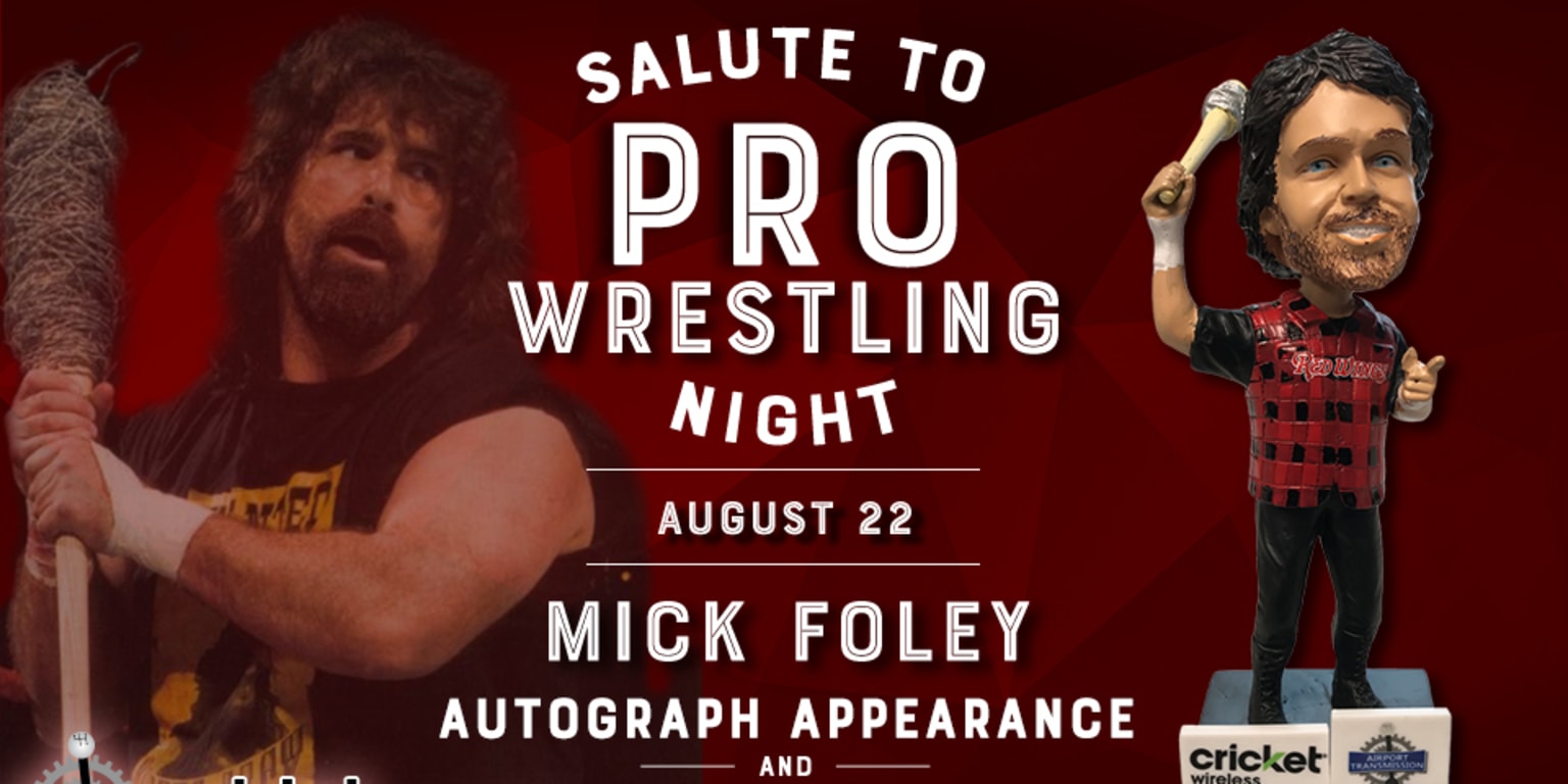 Foley headlines Salute to Pro Wrestling Night Aug. 22 Red Wings