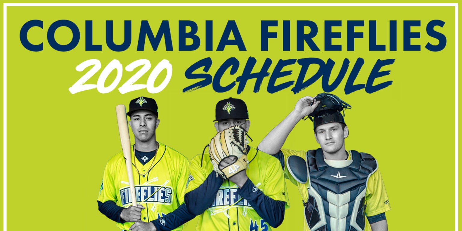 Columbia Fireflies Release 2020 Season Schedule Fireflies