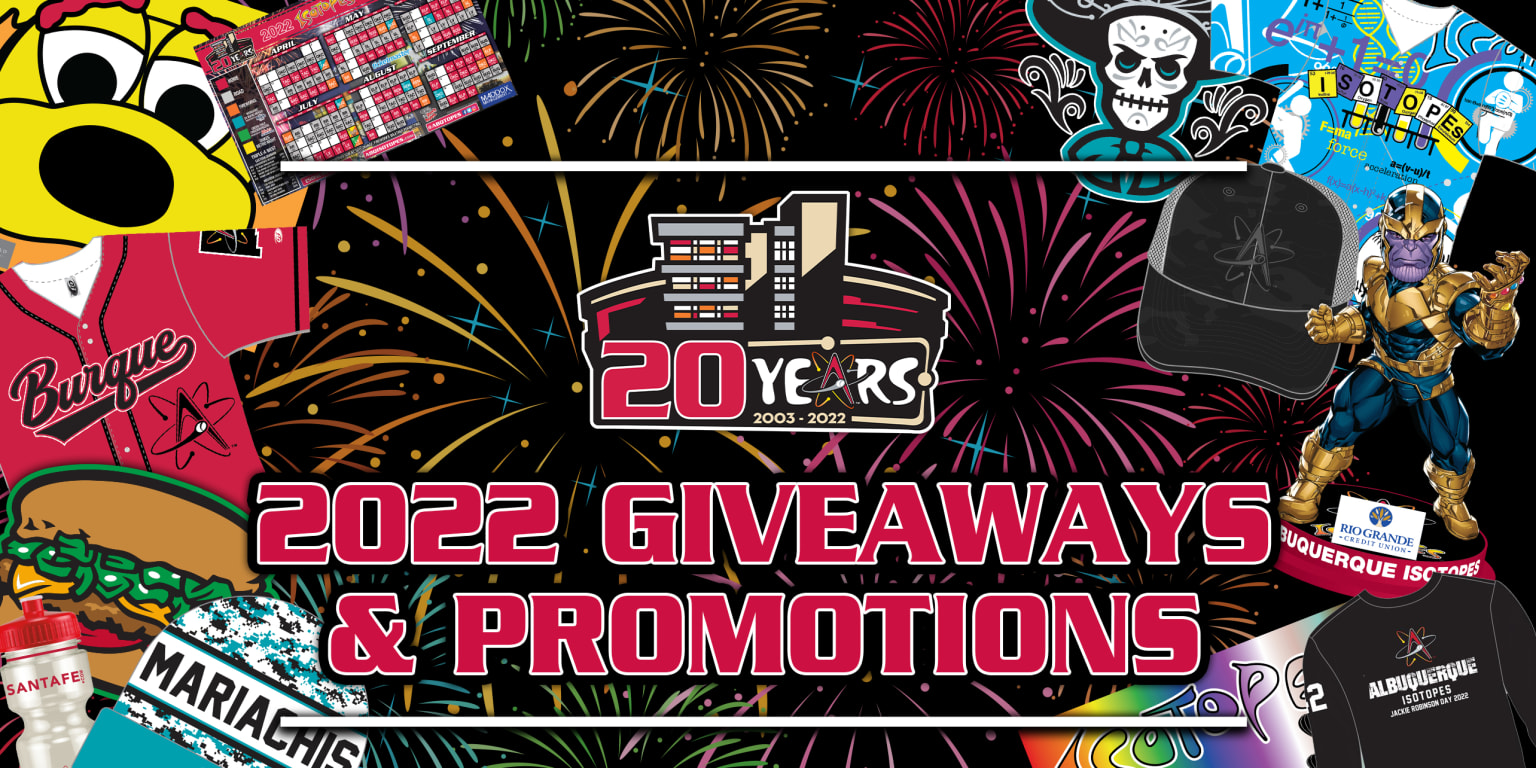 Isotopes Schedule 2022 Isotopes Release 2022 Promotional Schedule | Isotopes