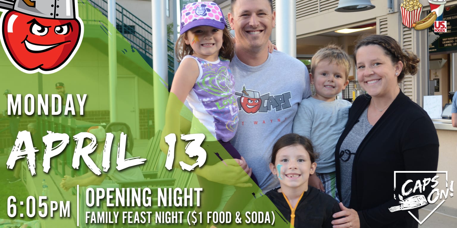 TinCaps Opening Day 2020 Tickets on Sale for Holiday Season