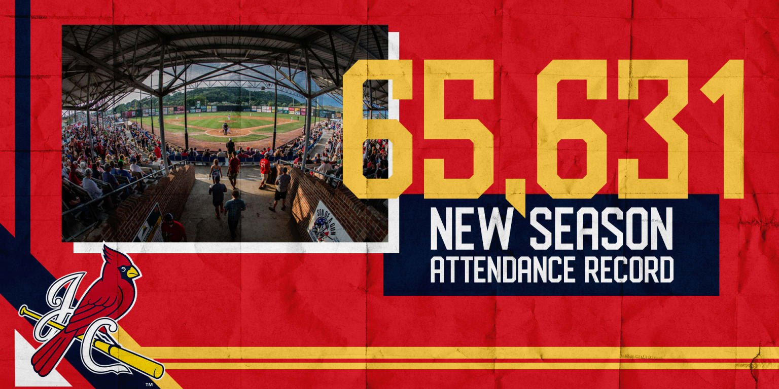 CARDINALS SET FRANCHISE SINGLESEASON ATTENDANCE RECORD Johnson City