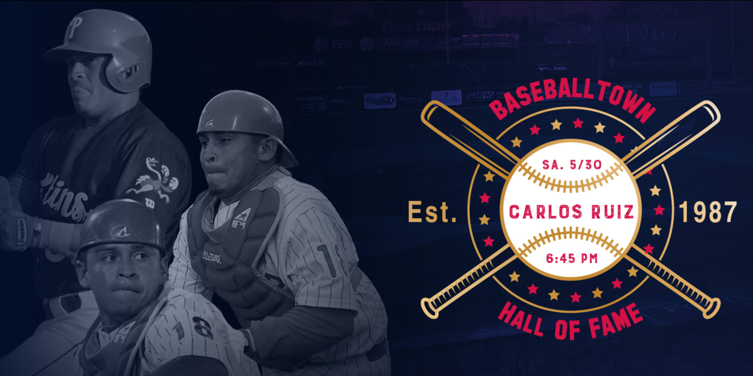 Former Reading Phillies catcher Carlos Ruiz is inducted into Baseballtown  Hall of Fame – The Mercury