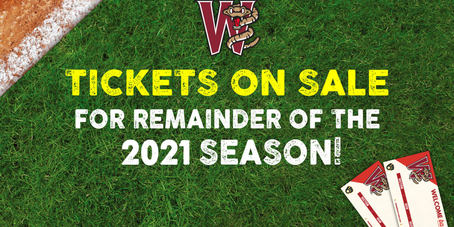 Individual Game Tickets for Remainder of 2021 Timber Rattlers Season On