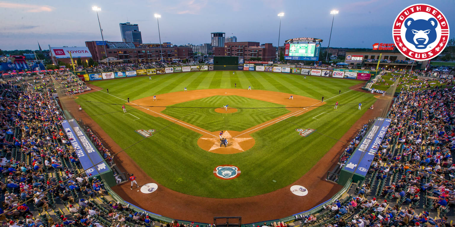 South Bend Cubs defeat Quad Cities at Four Winds Field 