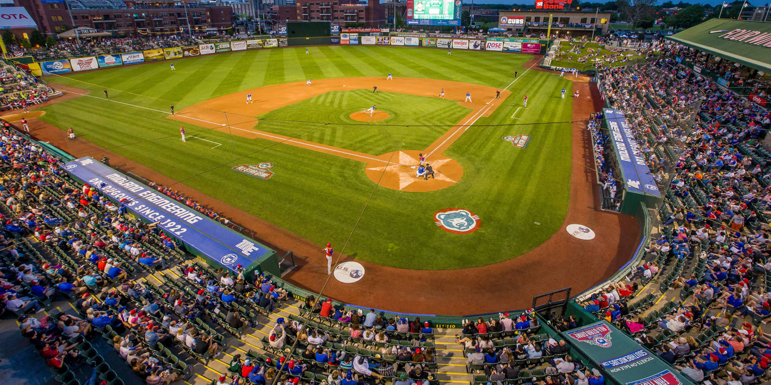 Meet South Bend Cubs mascot Stu D. Baker today at Four Winds Field