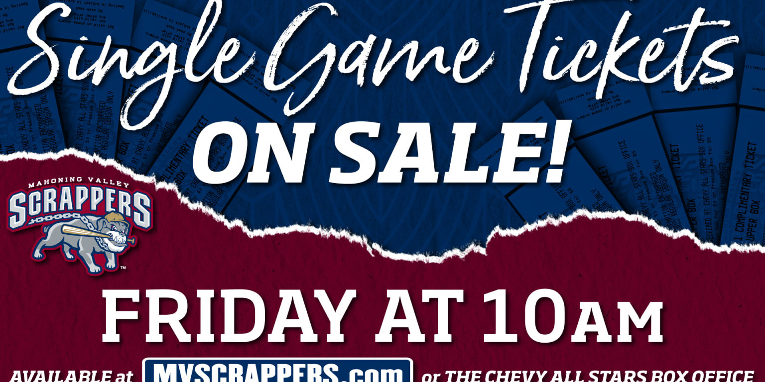 Scrappers Single Game Tickets on Sale Friday, April 15 at 10 am