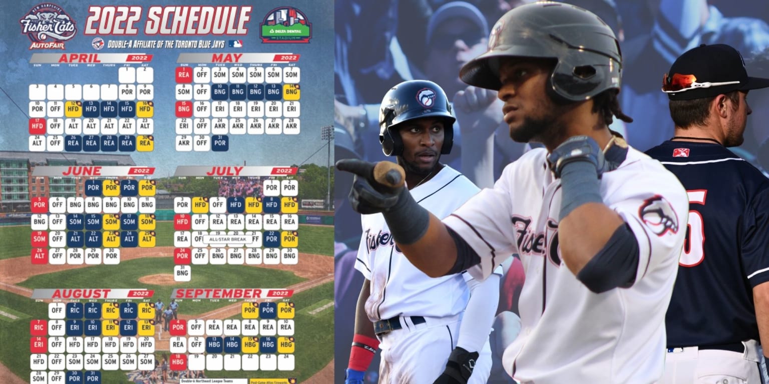 Mlb Extra Innings Schedule 2022 2022 Schedule Release | Fisher Cats