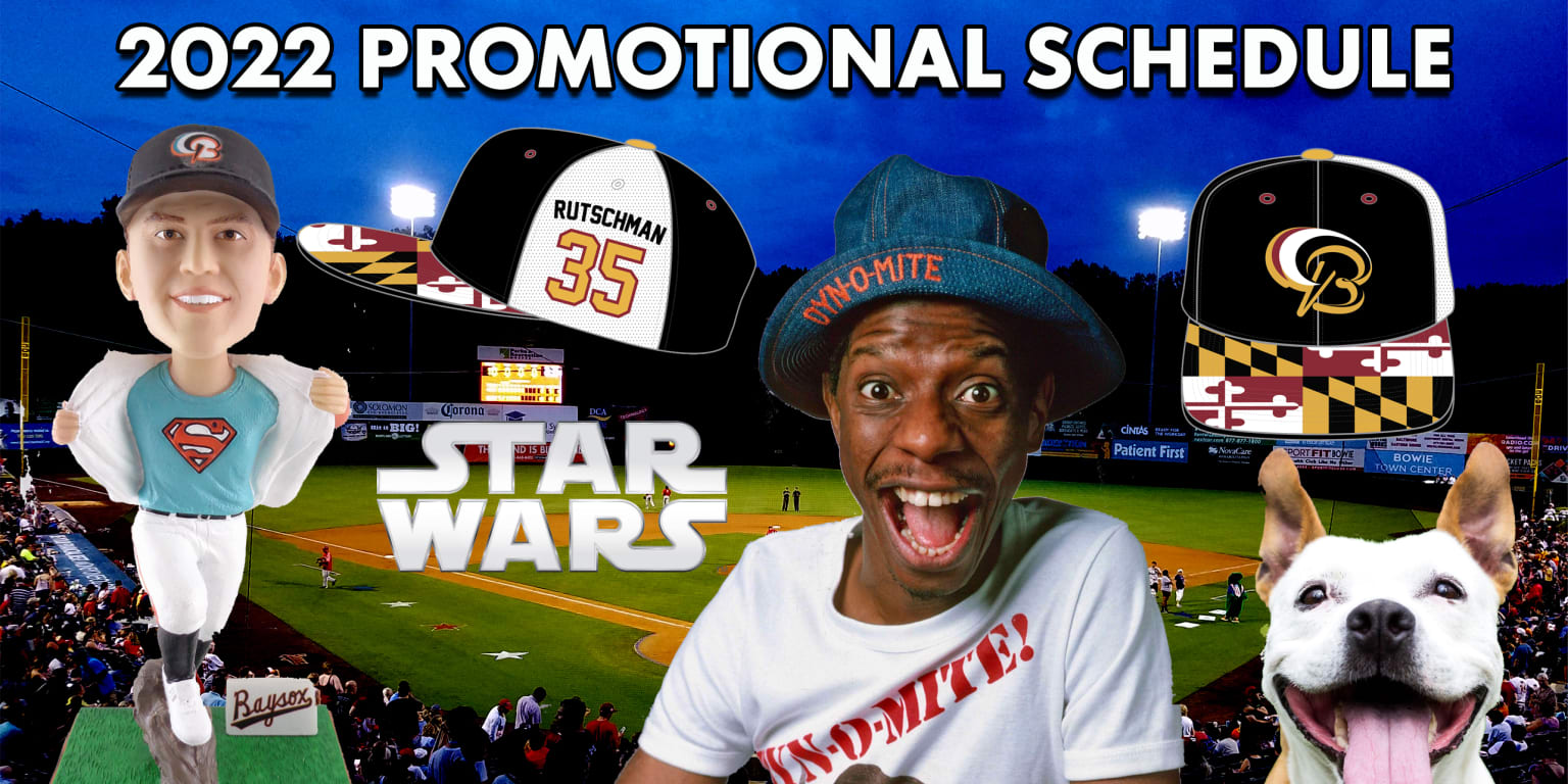 Bowie Baysox Release 2022 Promotional Event Schedule