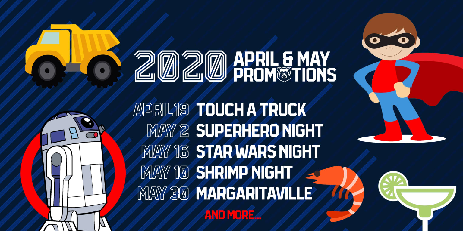 Jumbo Shrimp's 2020 promotional schedule packed with fireworks, theme  nights