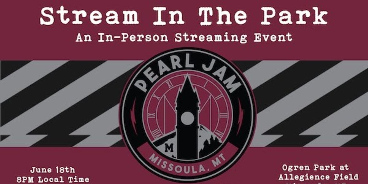 Pearl Jam presents “Stream In The Park” 2018 show from Missoula, MT