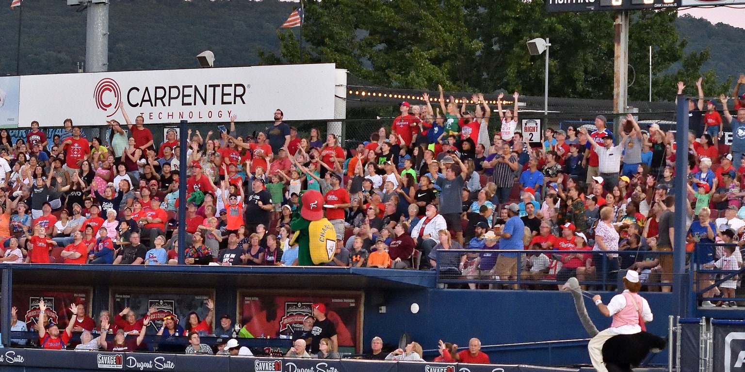 Reading Fightin' Phils unveil new dugout suite seating at First