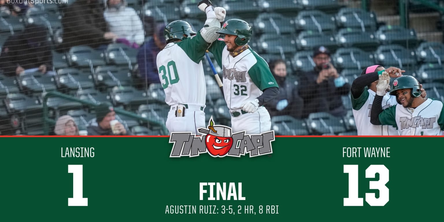 Agustin Ruiz Ties Franchise Record With Eight RBIs in Win | TinCaps