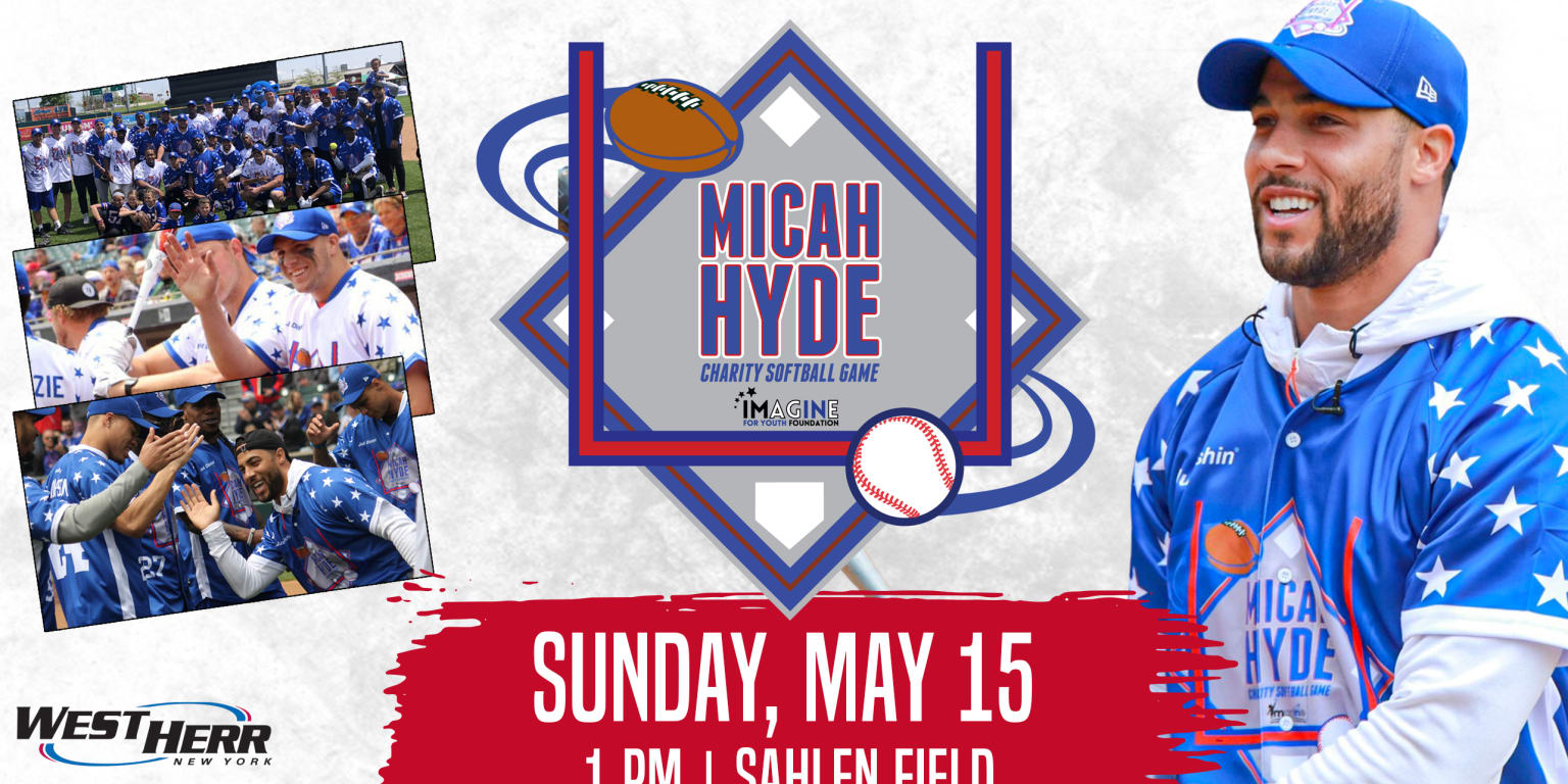 Fireworks at third annual Micah Hyde Charity Softball Game