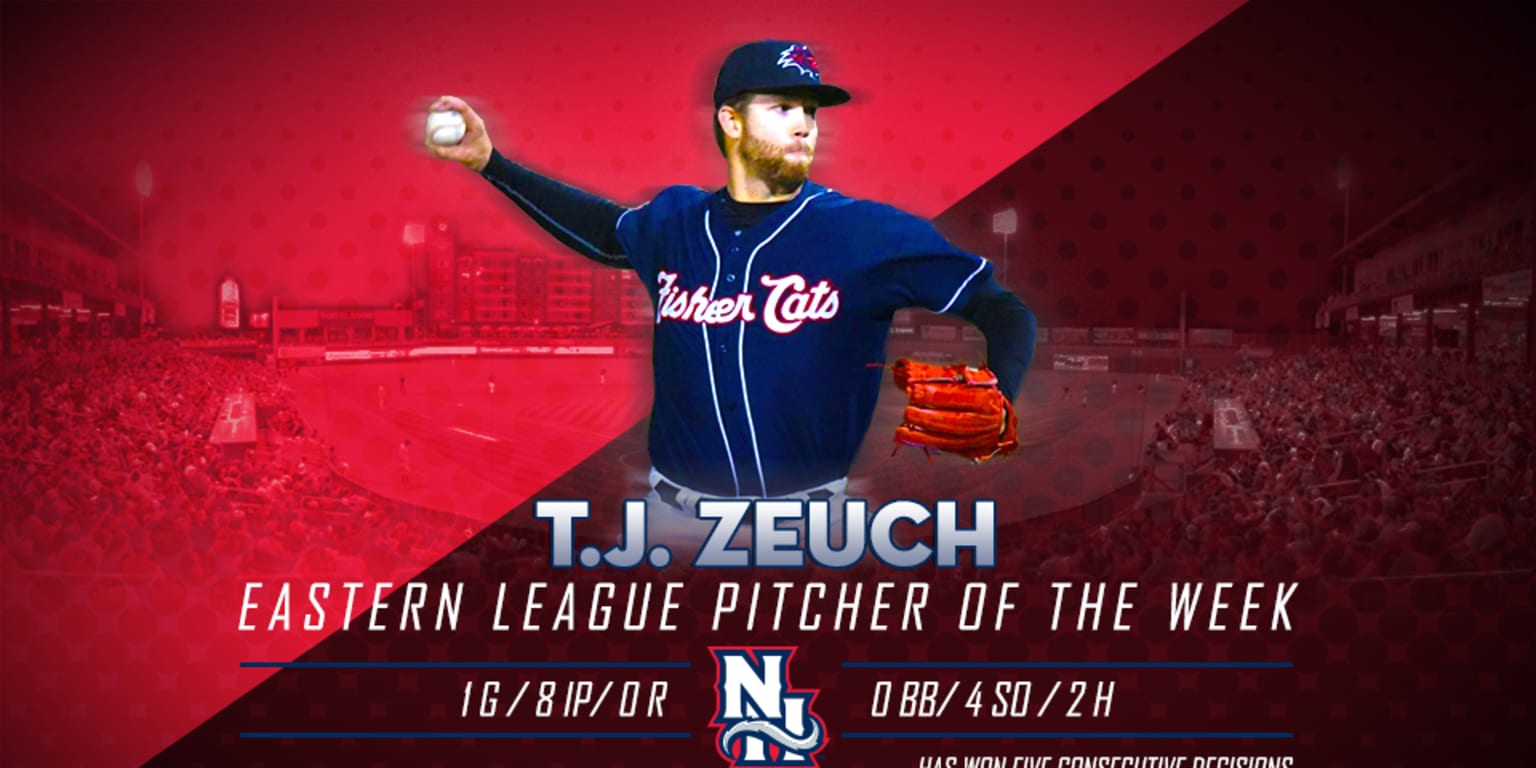 T.J. Zeuch Named Pitcher of the Week | MiLB.com