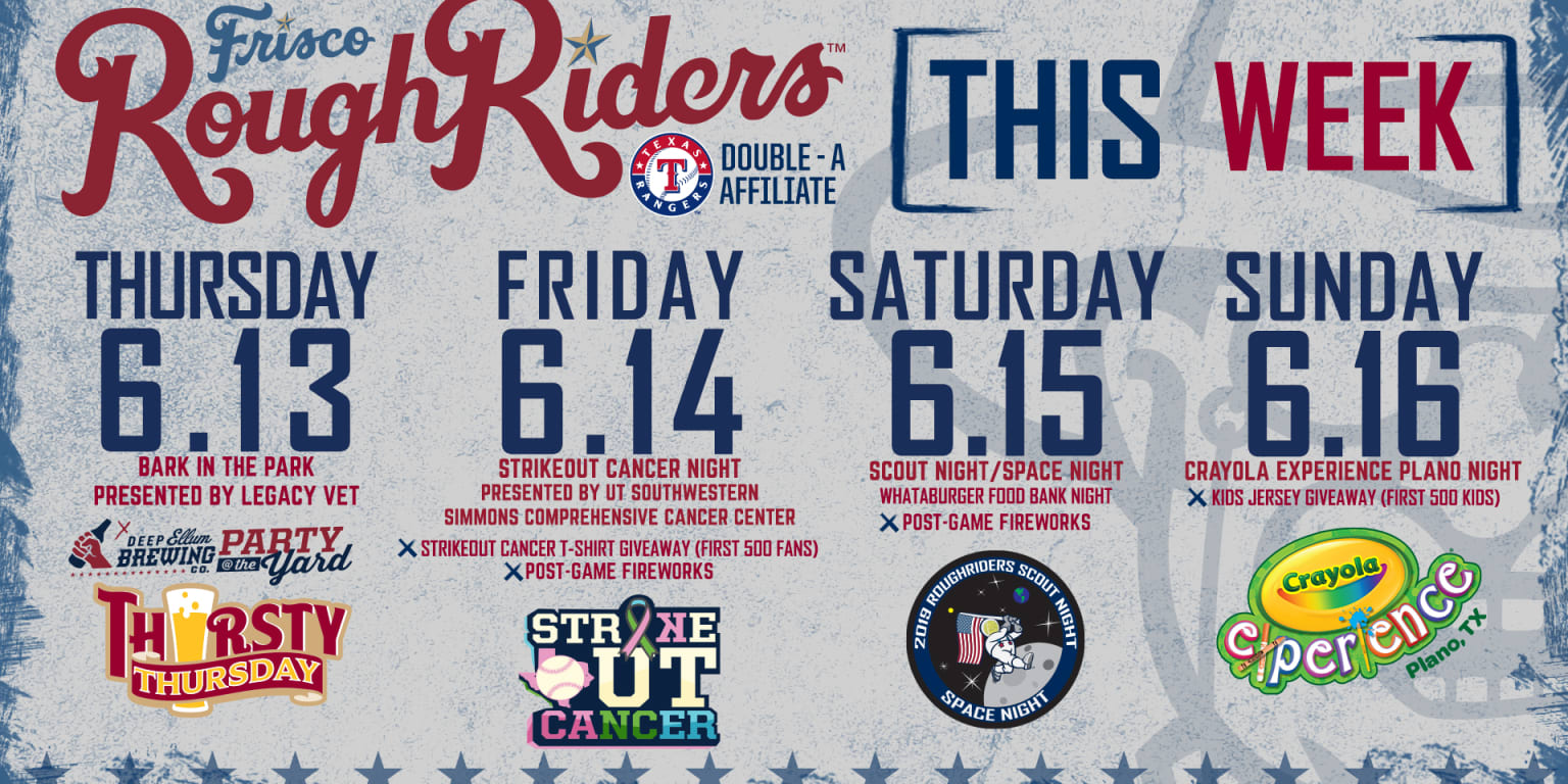 Kidcentric week ahead at Dr Pepper Ballpark RoughRiders