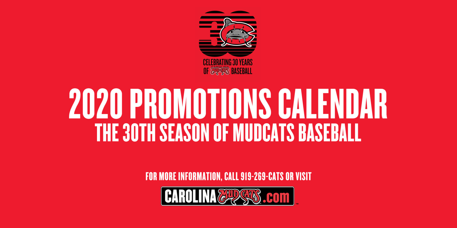 Mudcats Announce Promotions Schedule for 30th Anniversary Season