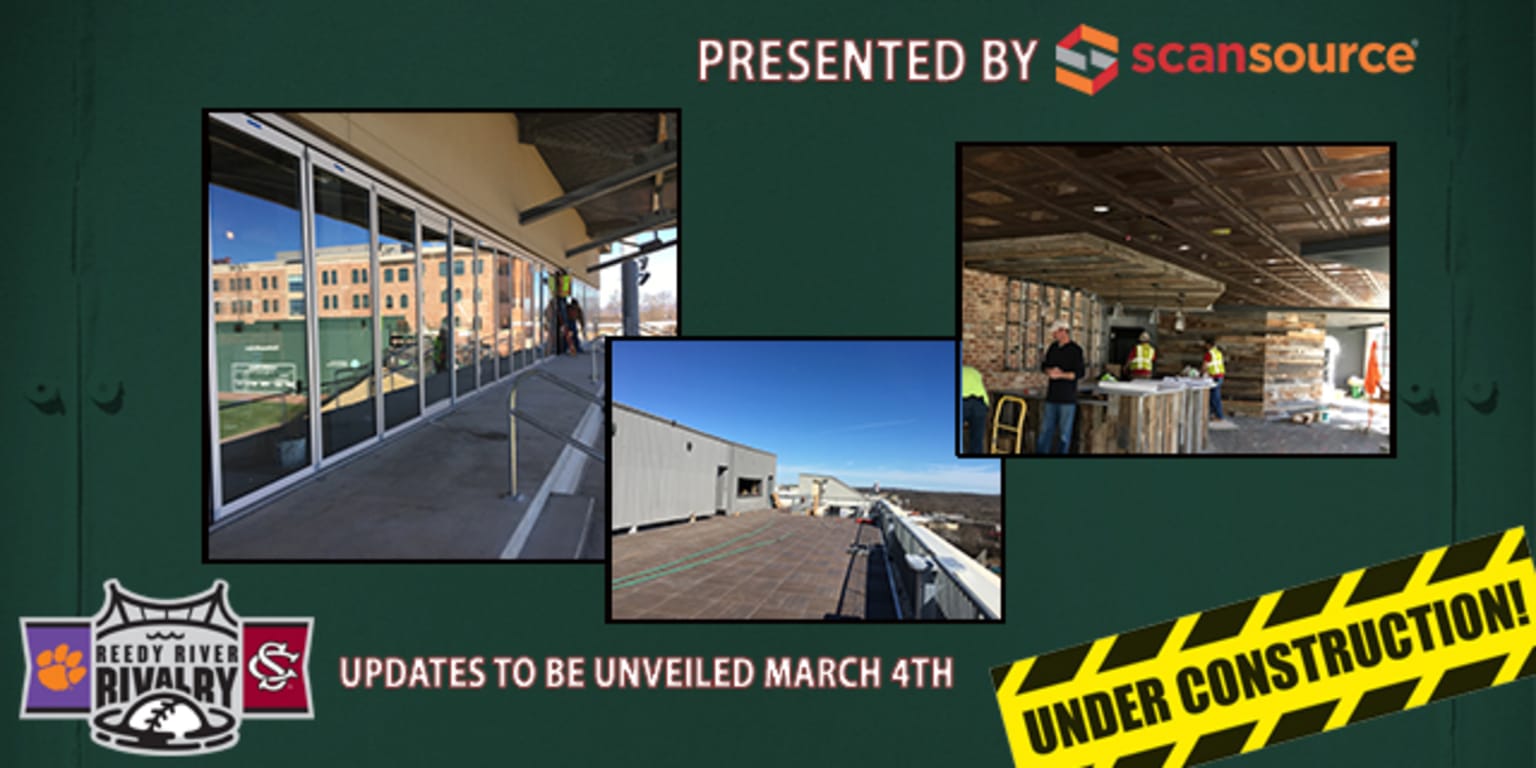 Construction Updates to be Unveiled on March 4th at the Reedy River