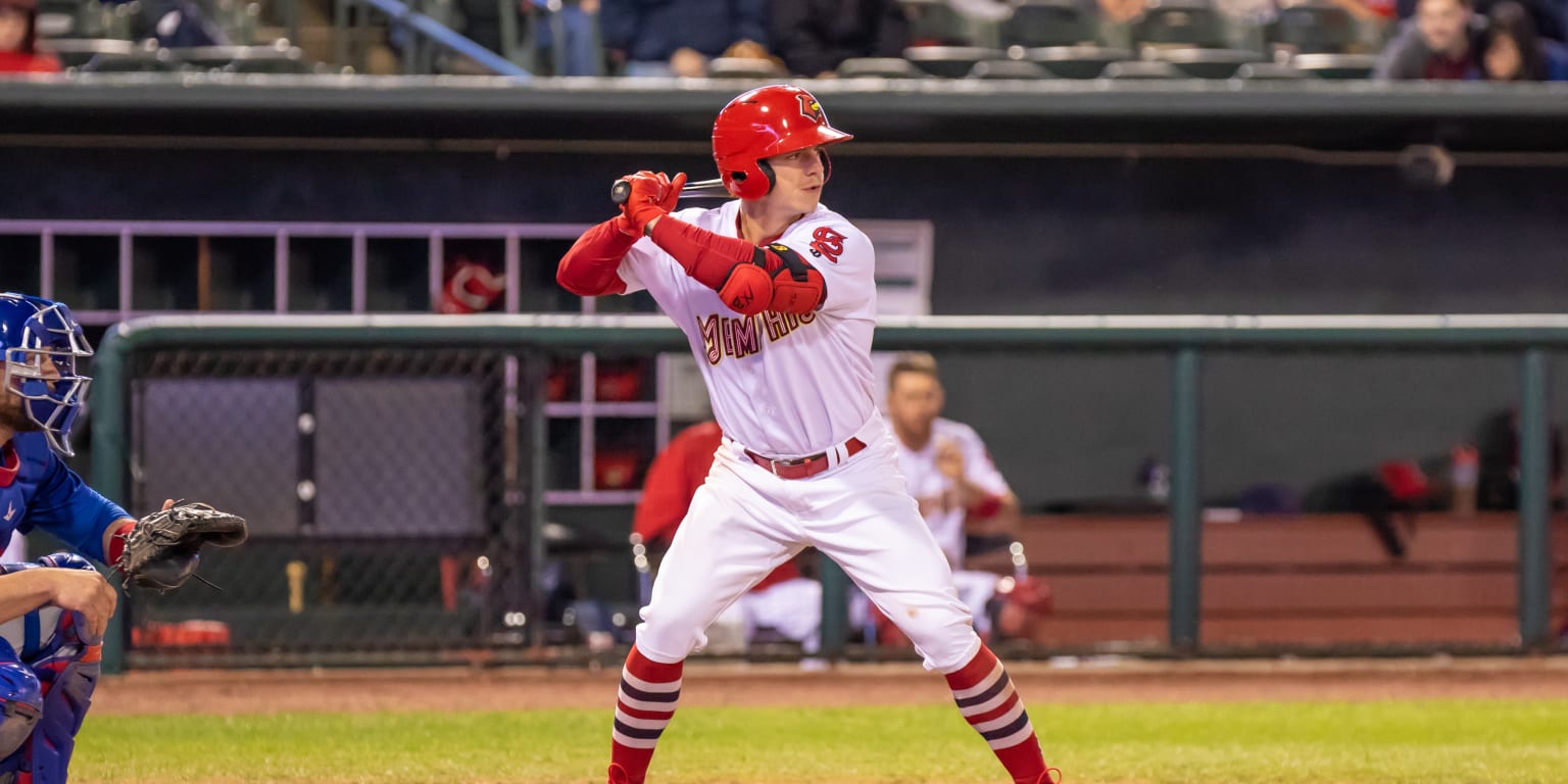 Adolis GarcIa blasts off three times for Memphis Redbirds