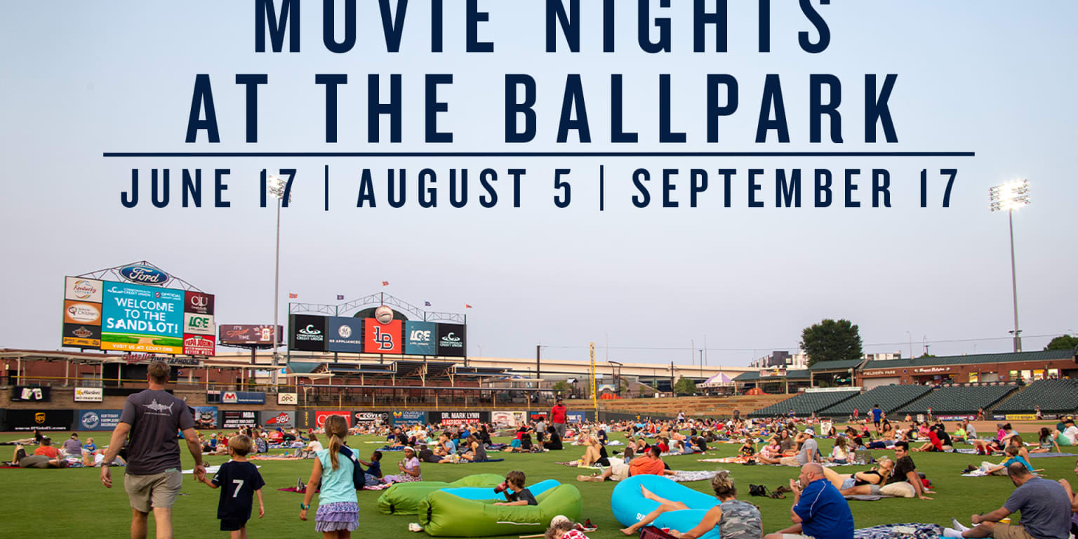 Movie Night on a Minor League Baseball field