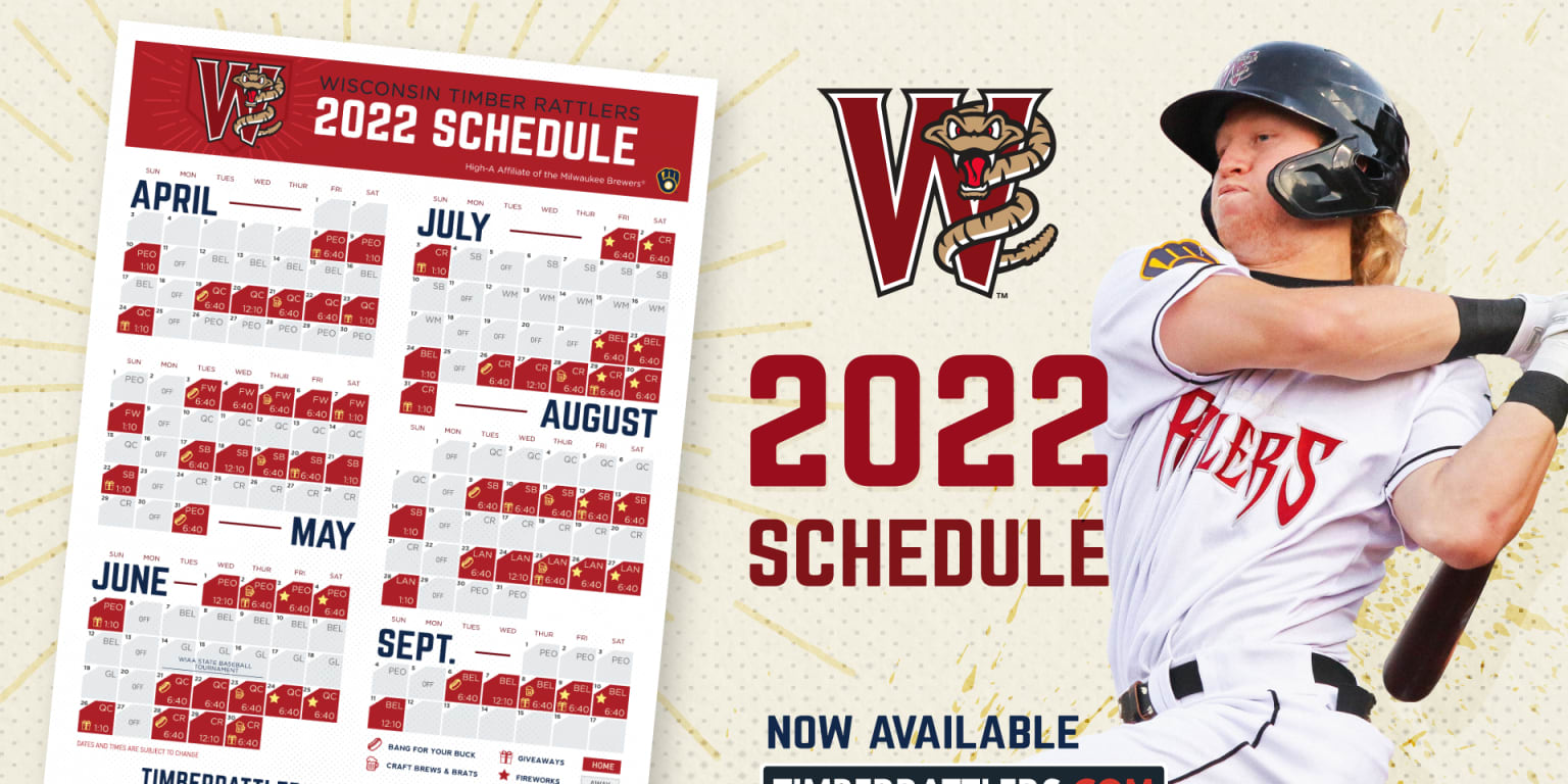 Rattlers Announce 2022 Schedule | Timber Rattlers