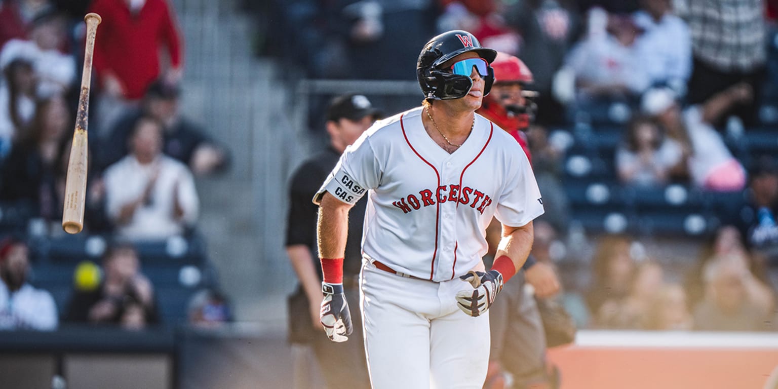 Watch Triston Casas homer in his second Triple-A at-bat with WooSox