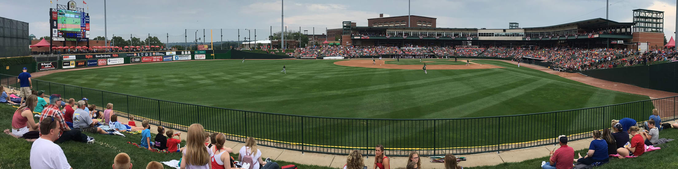 dozer park football field