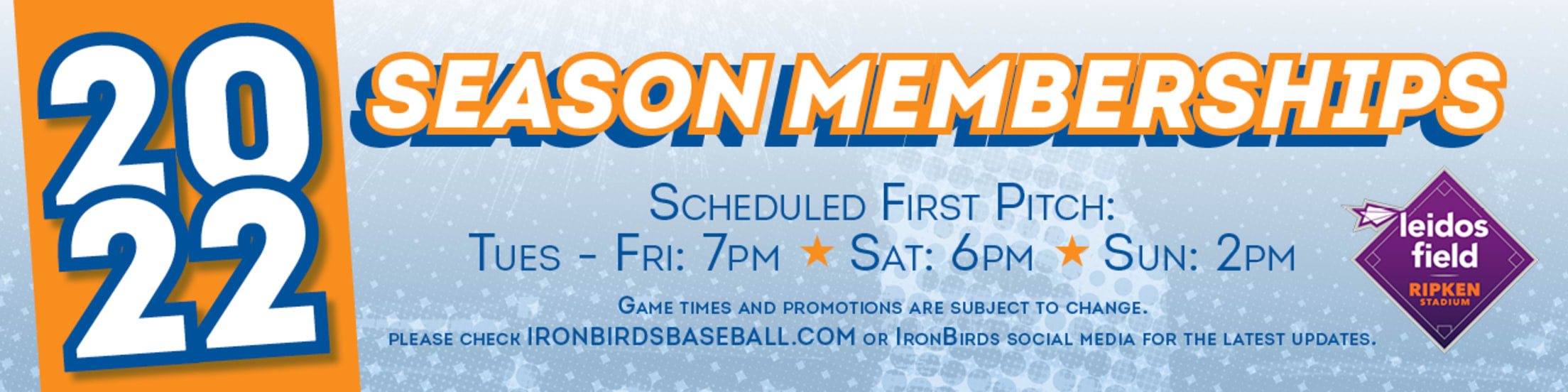 IronBirds Season Memberships IronBirds