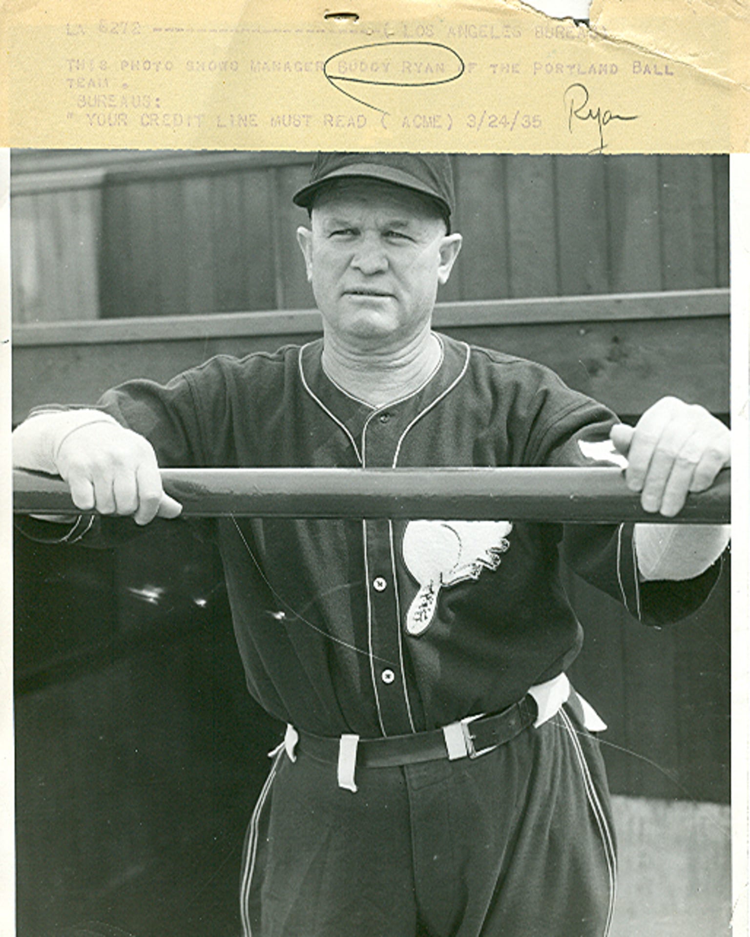 Buddy Ryan Pacific Coast League Hall of Fame TripleA West