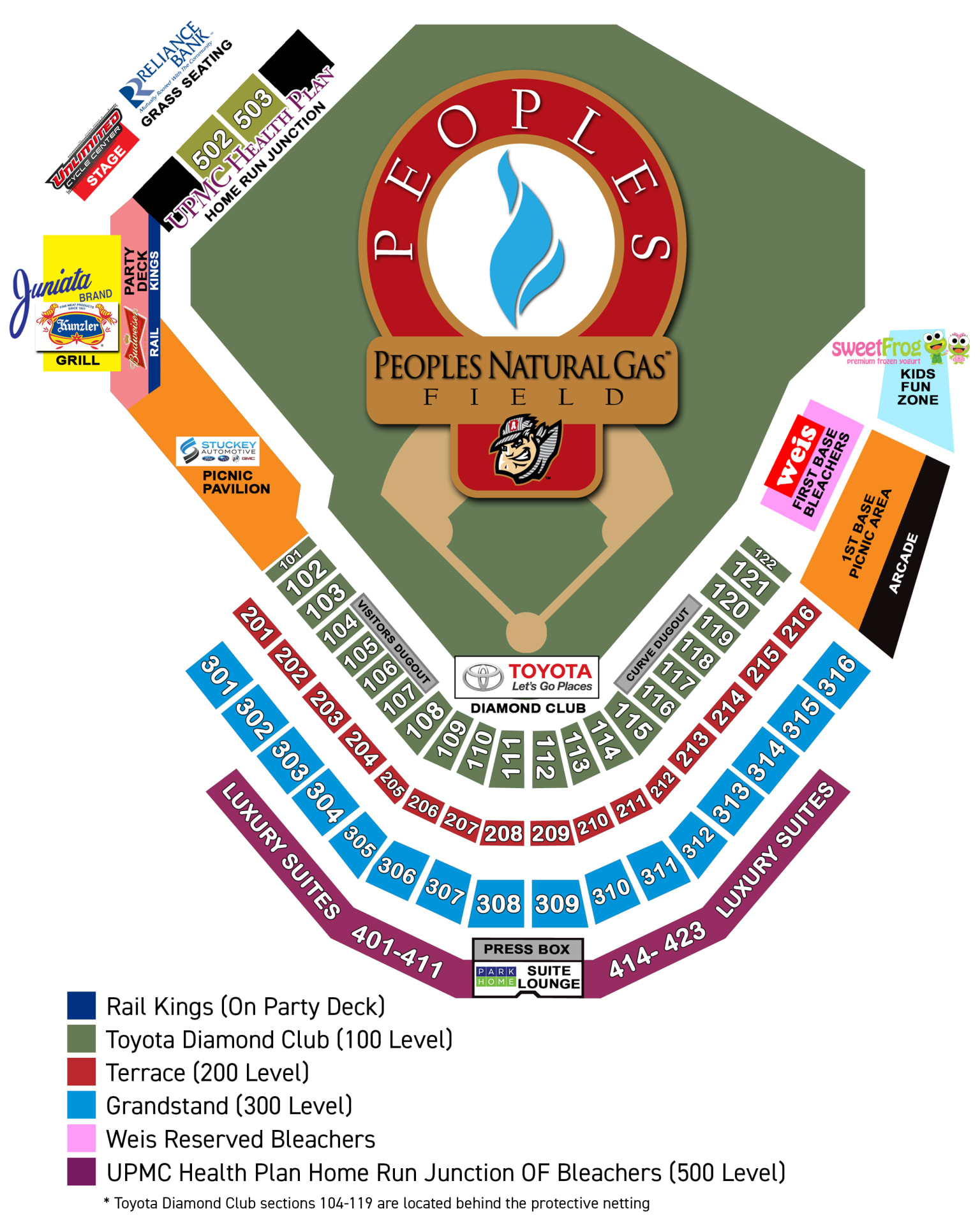 Seating Chart & Pricing Curve