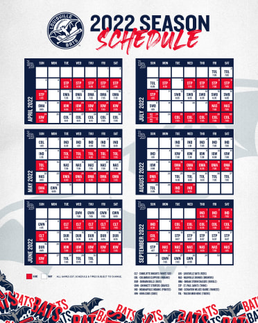 Printable Schedule | Bats