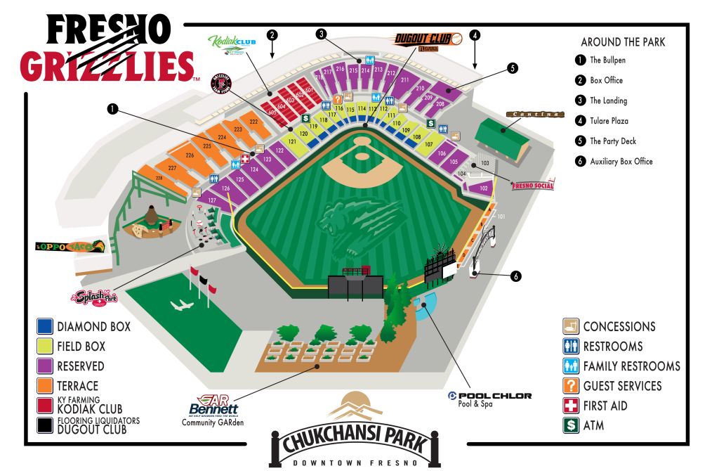 Seating Chart Grizzlies