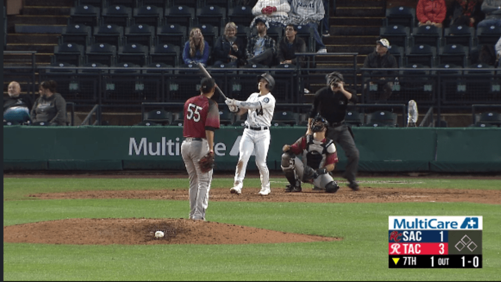 Jarred Kelenic homers twice at Cheney Stadium in Rainiers' return