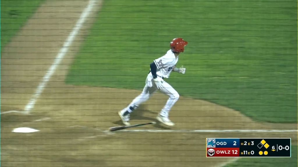 Los Angeles Angels designated hitter Jeremiah Jackson at bat