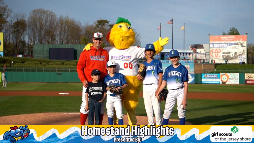 2022 Jersey Shore BlueClaws Buster Mascot