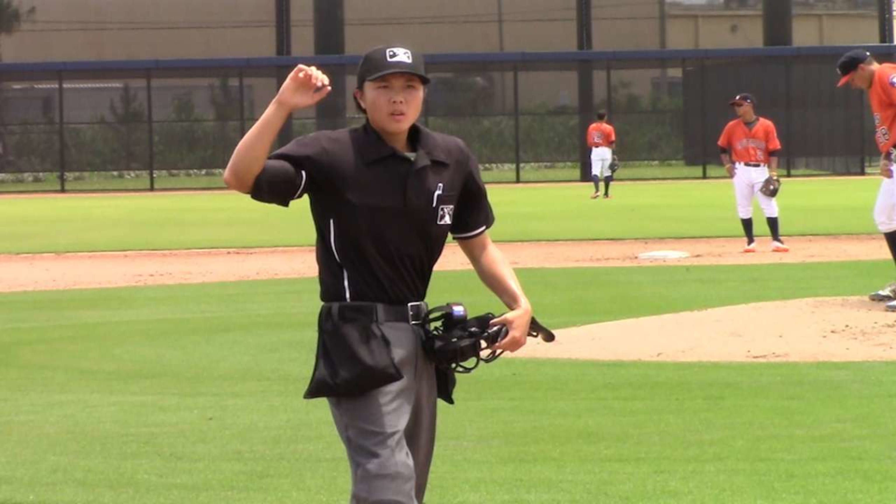 Watch now: Minor League umpire Jen Pawol 