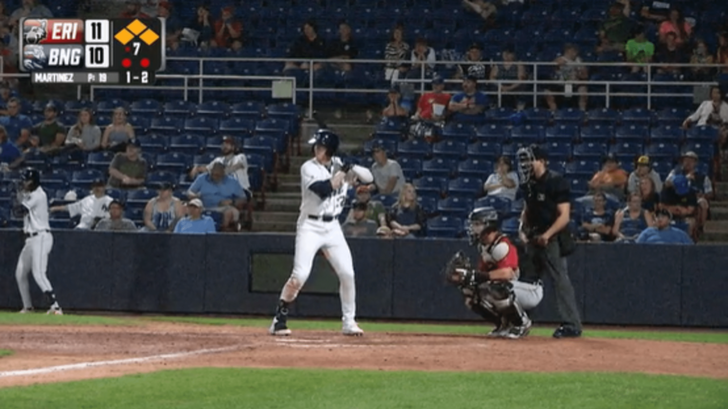 Brett Baty, No. 2 New York Mets prospect, hits home run in first MLB at-bat