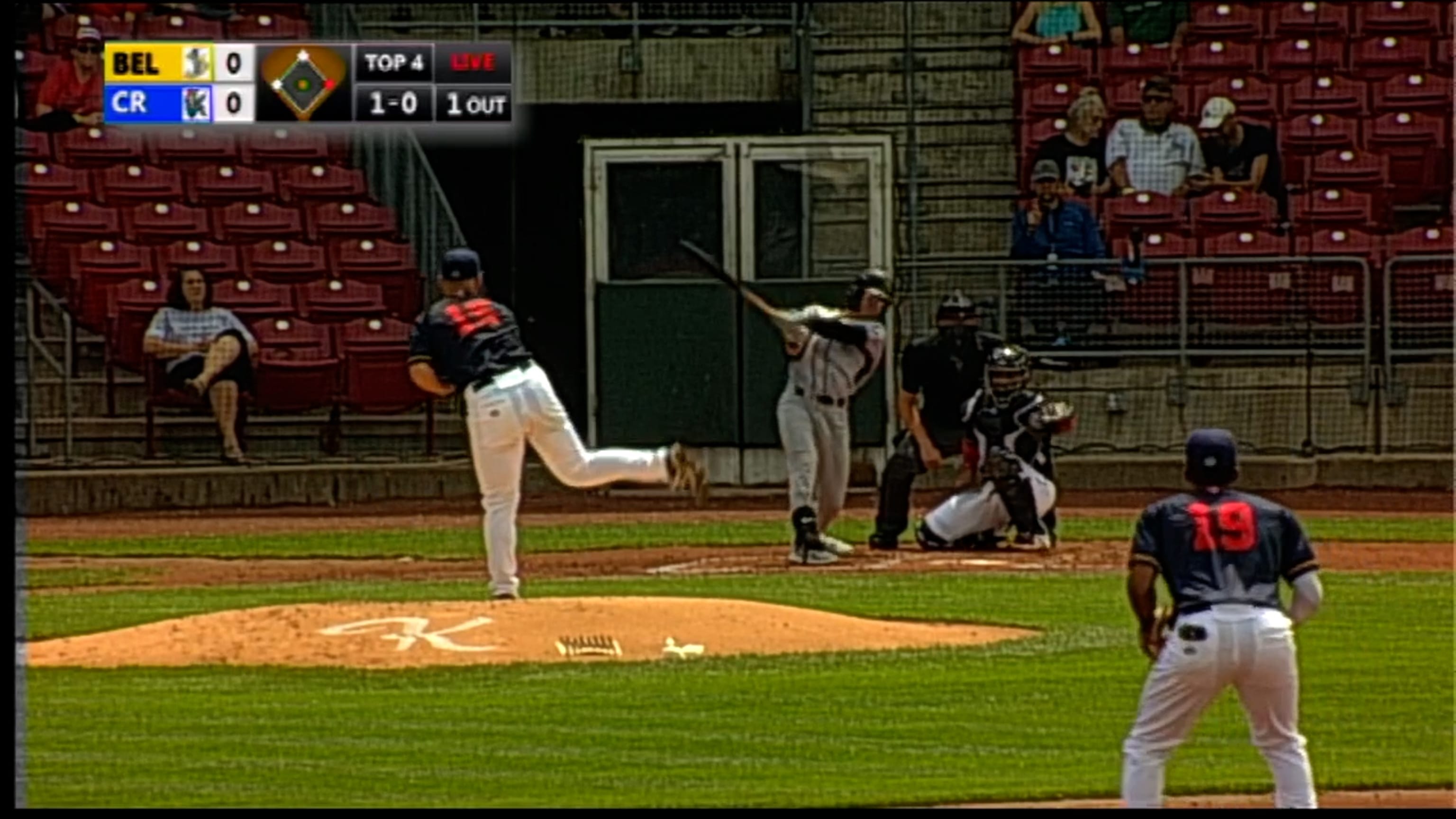 Jeff Conine throws out first pitch