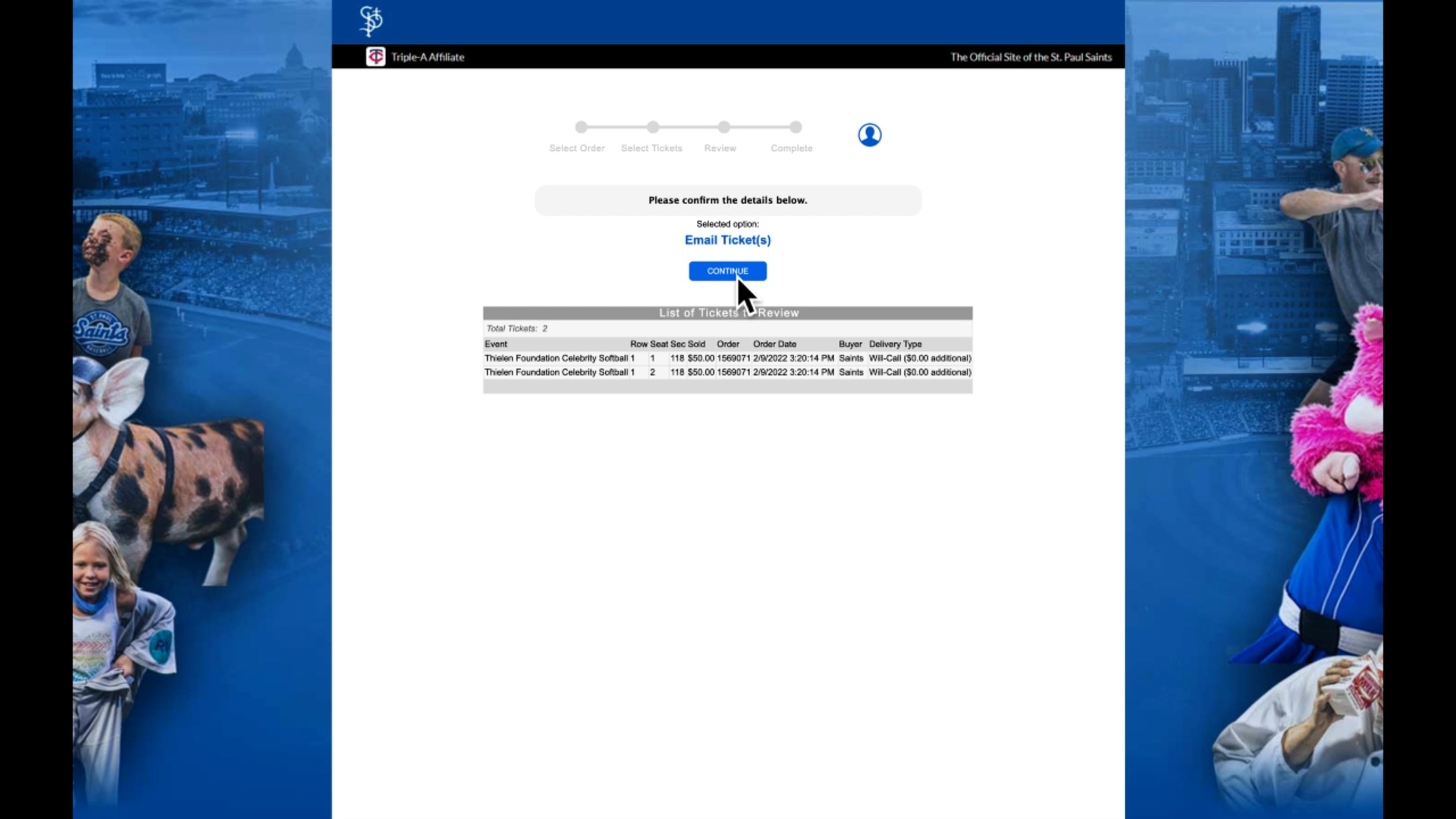 St. Paul Saints Season Ticket Exchange Program