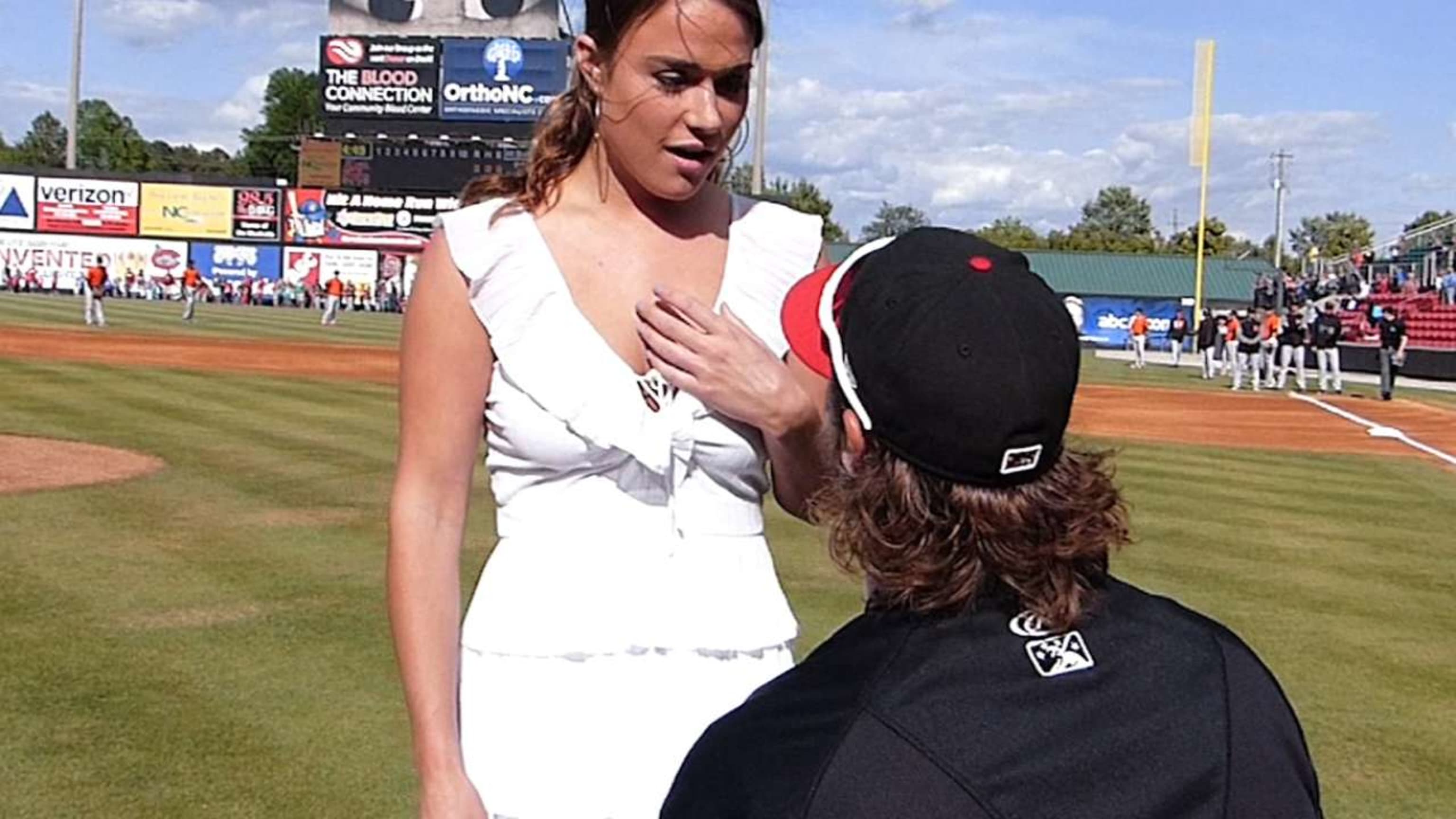 Milwaukee Brewers prospect Weston Wilson proposes at Carolina