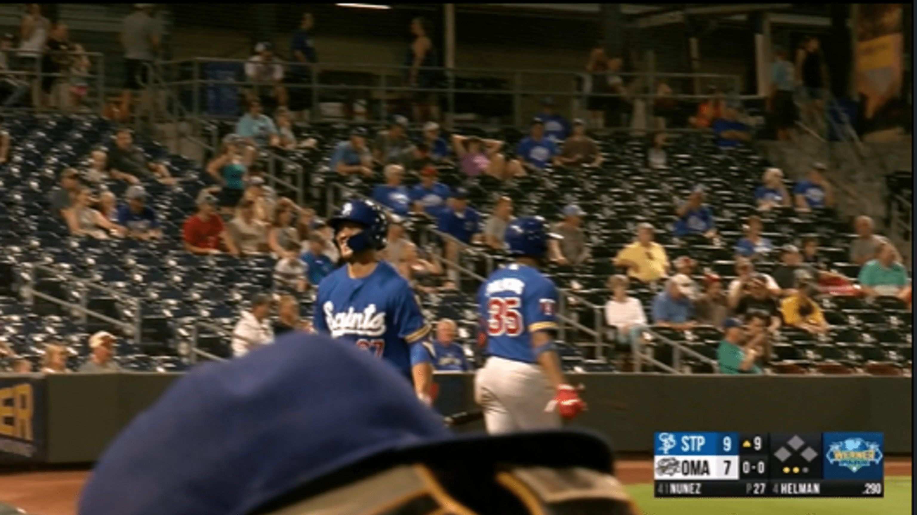 St. Paul Saints' Brooks Lee hits first Triple-A homer