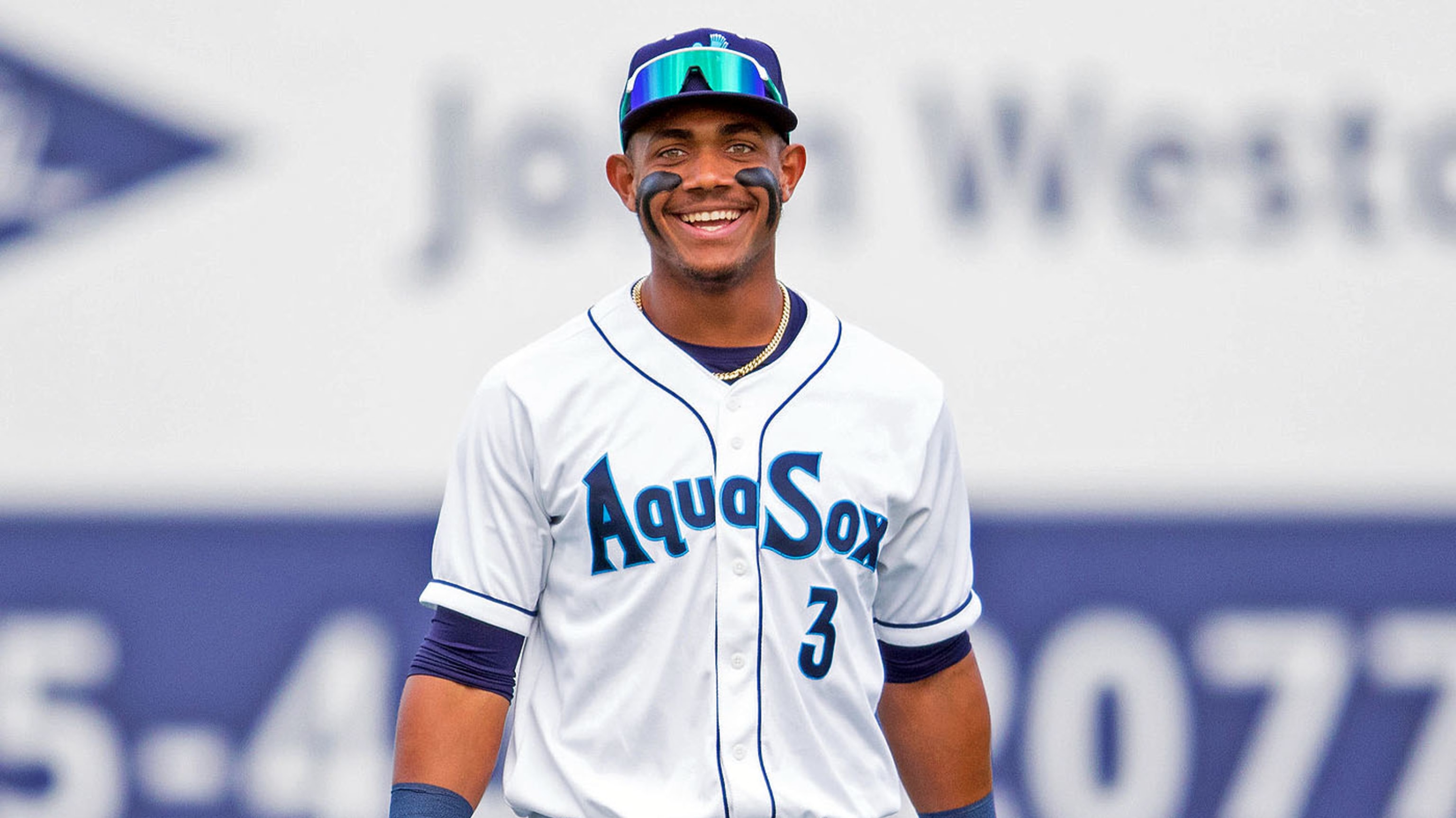 Julio Rodriguez Jersey and Bobblehead Everett Aquasox 2023 SGA