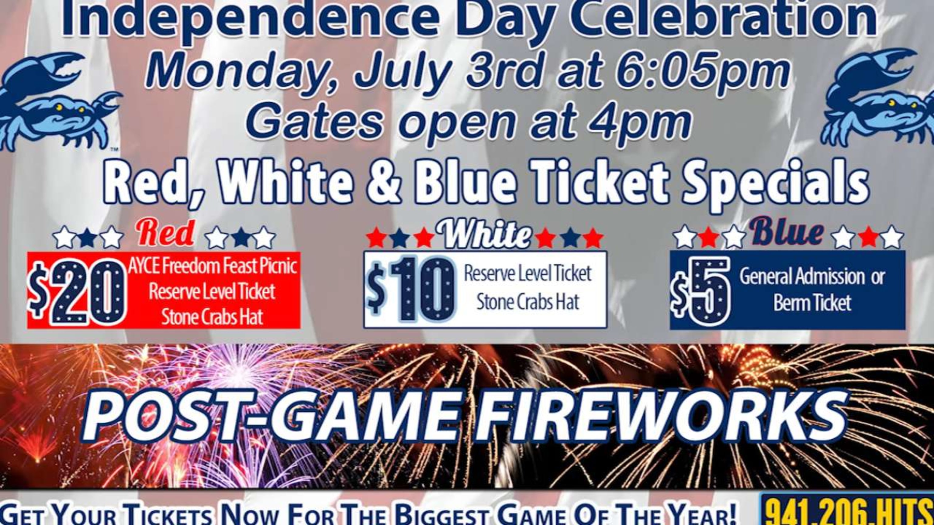 Stone Crabs July 3rd Celebration 06 08 2017 Stone Crabs
