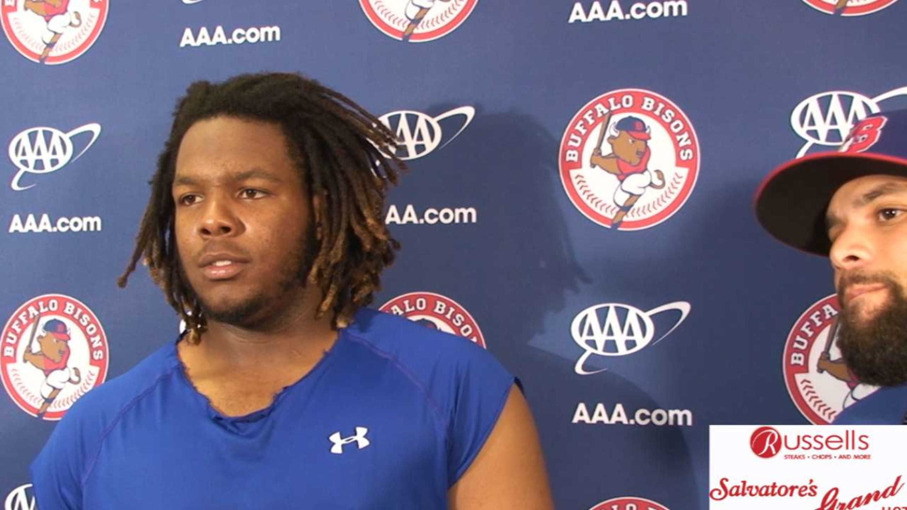 Vlad Guerrero Jr.'s first Triple-A home run a monster shot