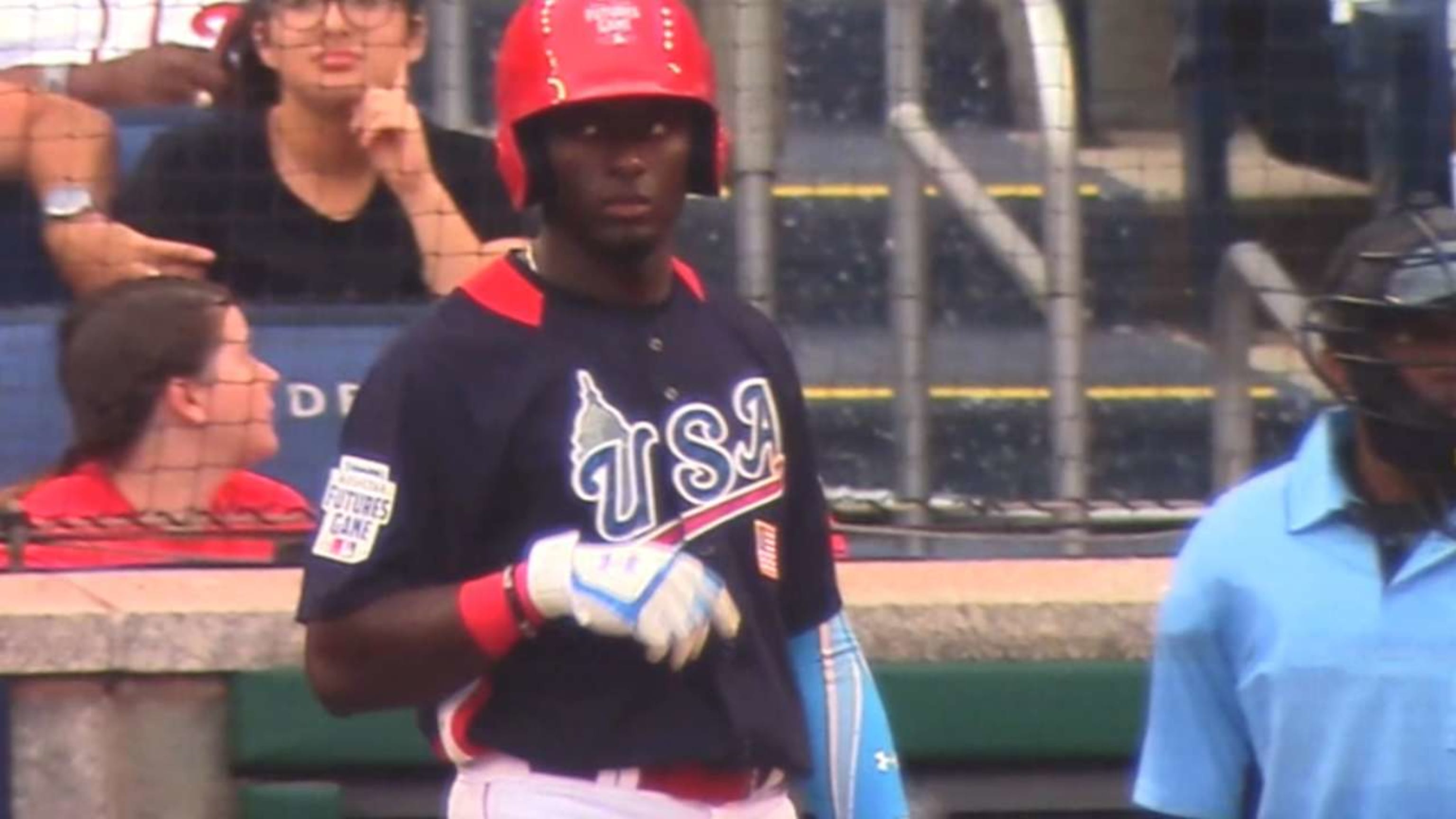 Left fielder Taylor Trammell expected to provide excitement for