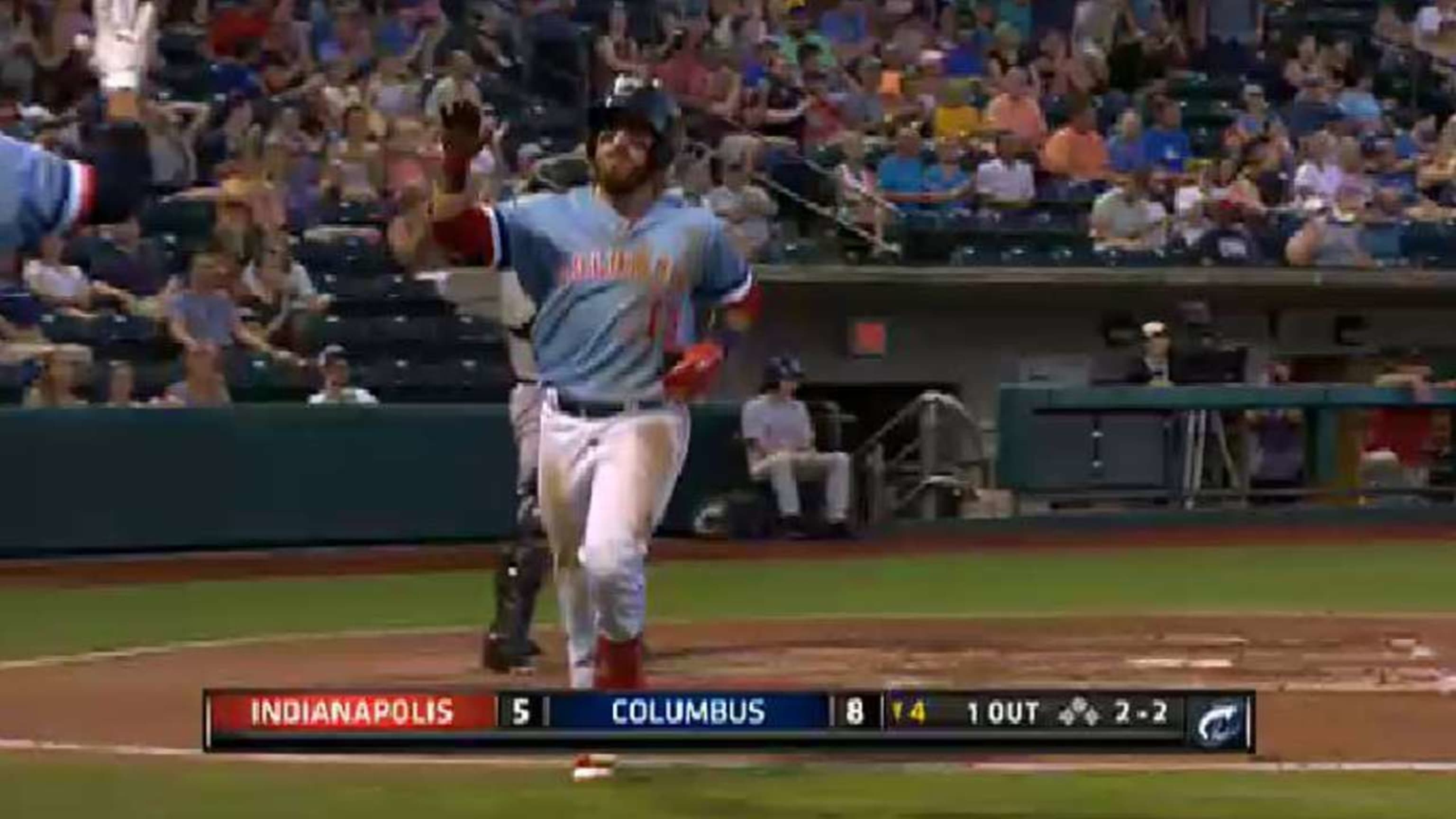 Eric Haase powers Columbus Clippers with two homers, six RBIs MiLB