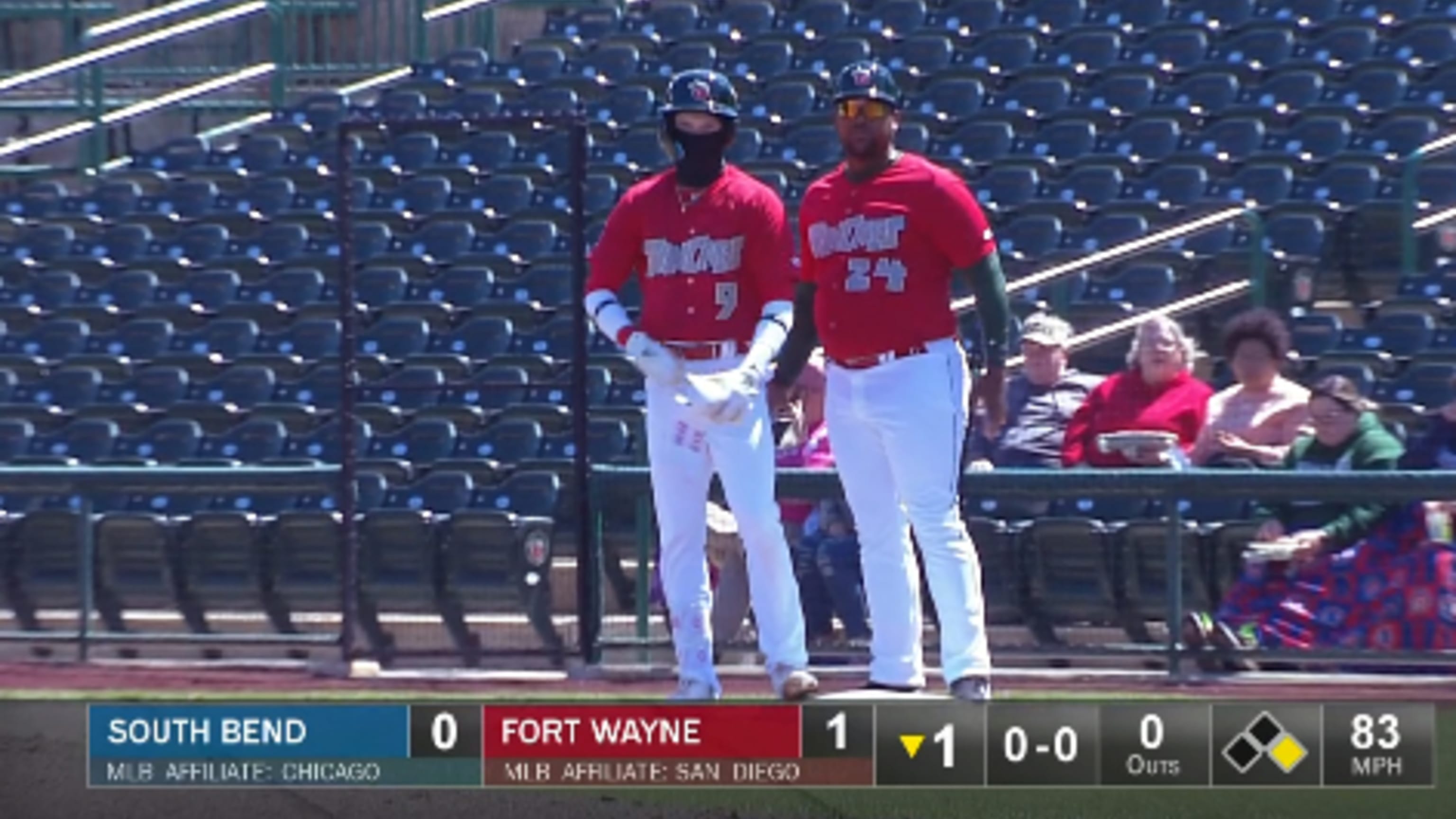 Fort Wayne TinCaps on X: FINAL: That's an #OpeningDay dub! 😀🍎  @robert_hassell3 hit a go-ahead 2⃣-run homer in the 6th as we overcame an  early 3-0 deficit! @noelv2138, @och_ryan, @samkeating23 & Mason