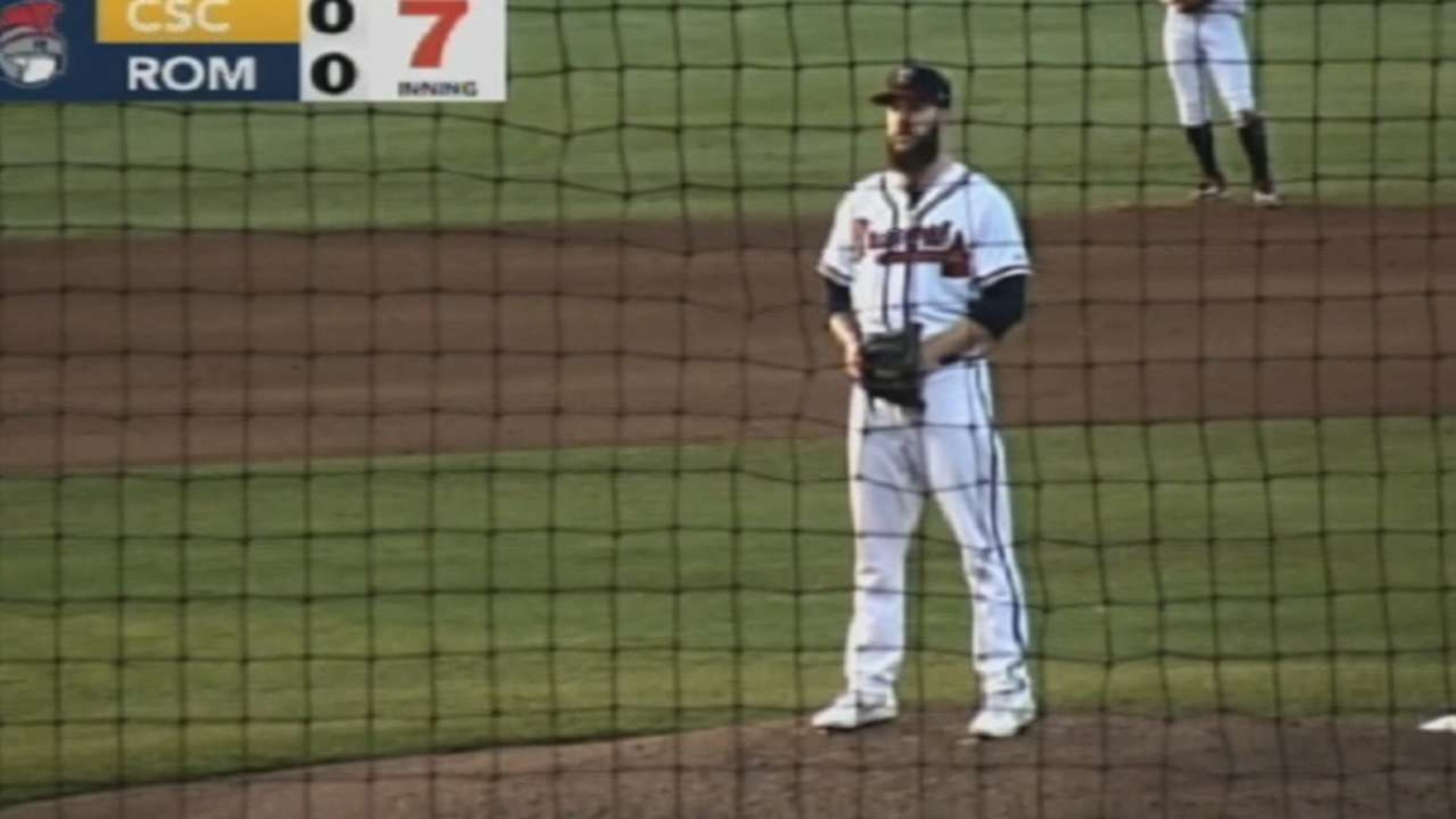 Dallas Keuchel's first outing in the Braves organization was