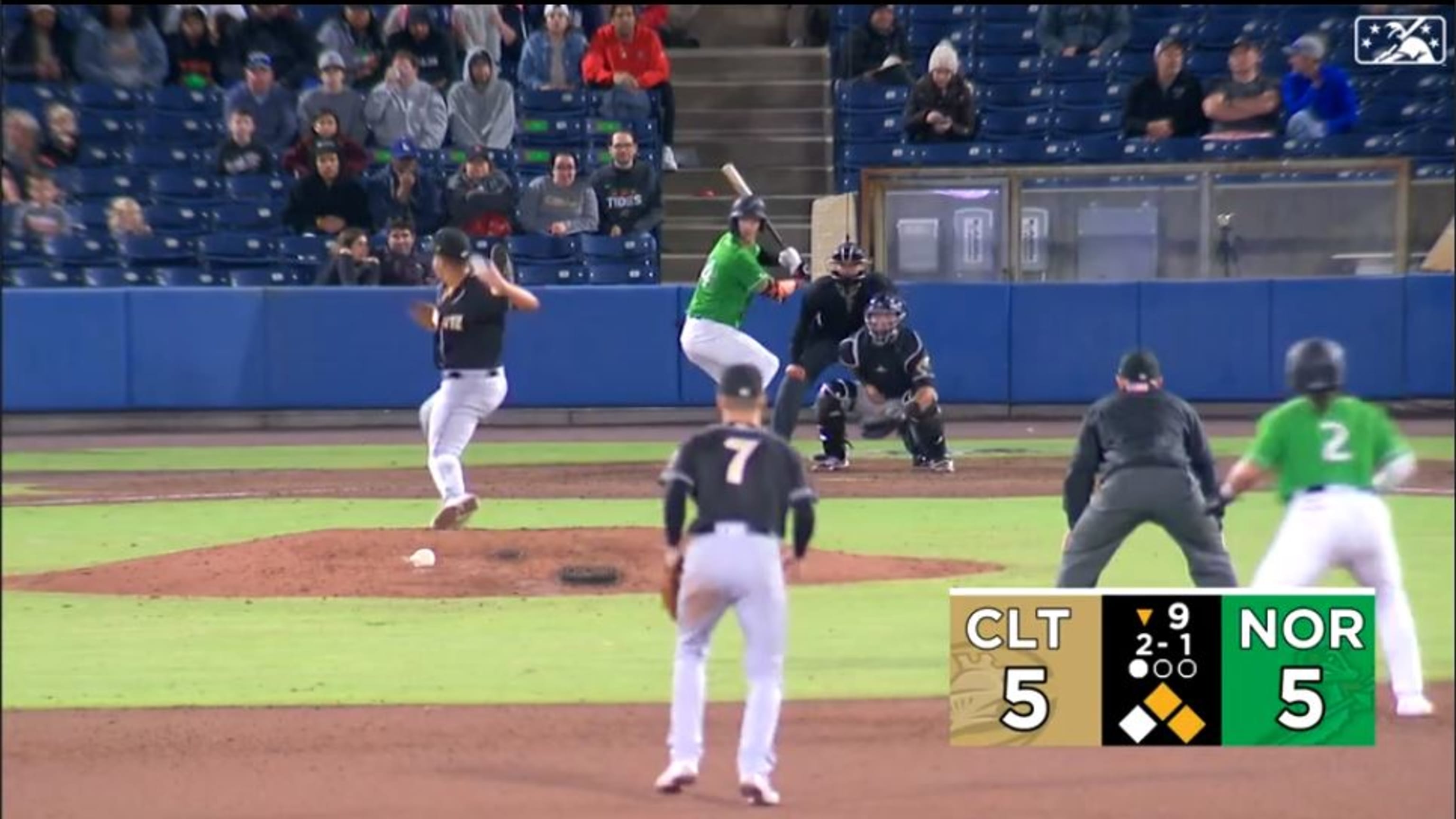 Playing first game in 20 months, Norfolk Tides drop season opener