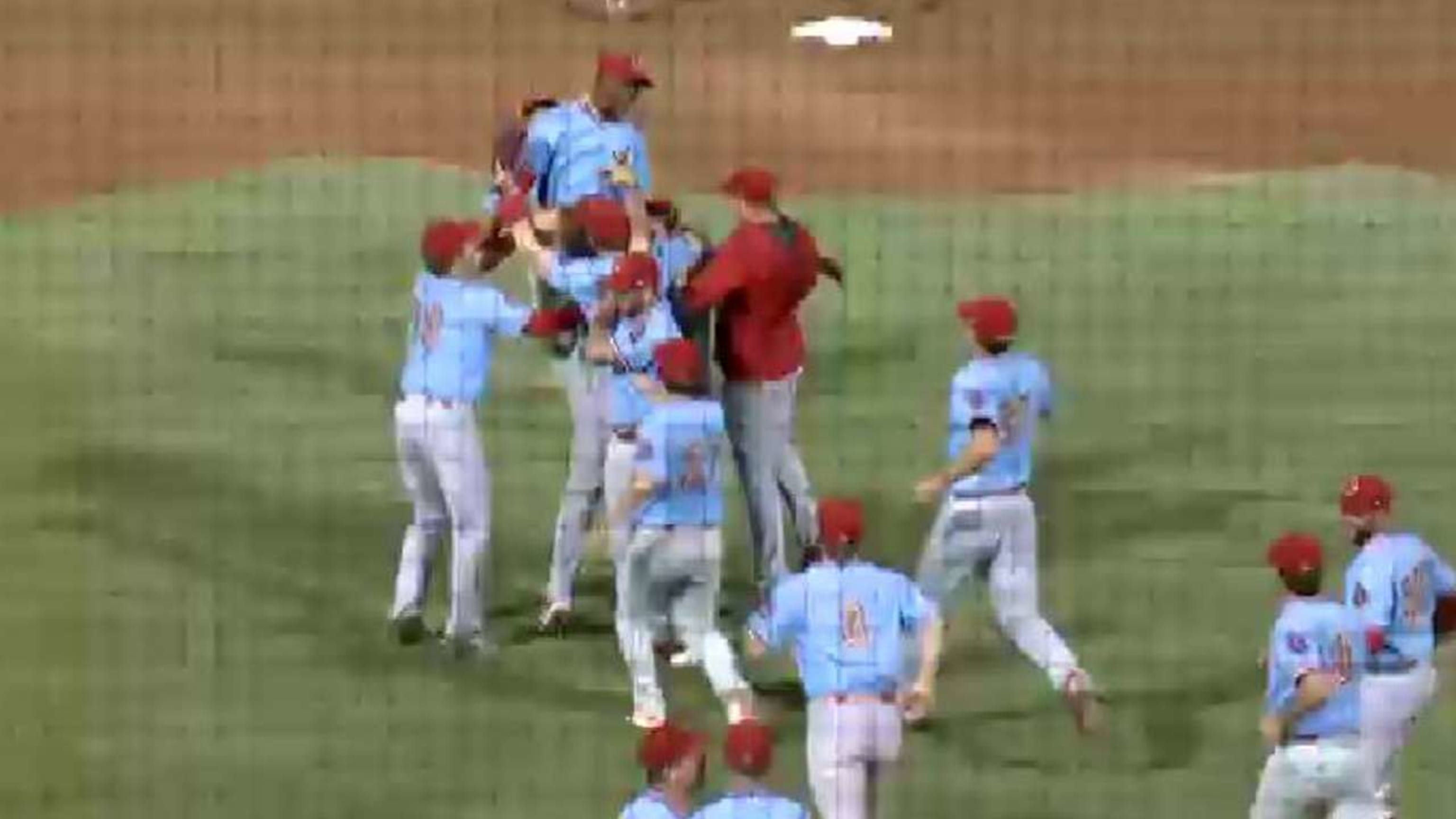 Playoff chase ends for Redbirds