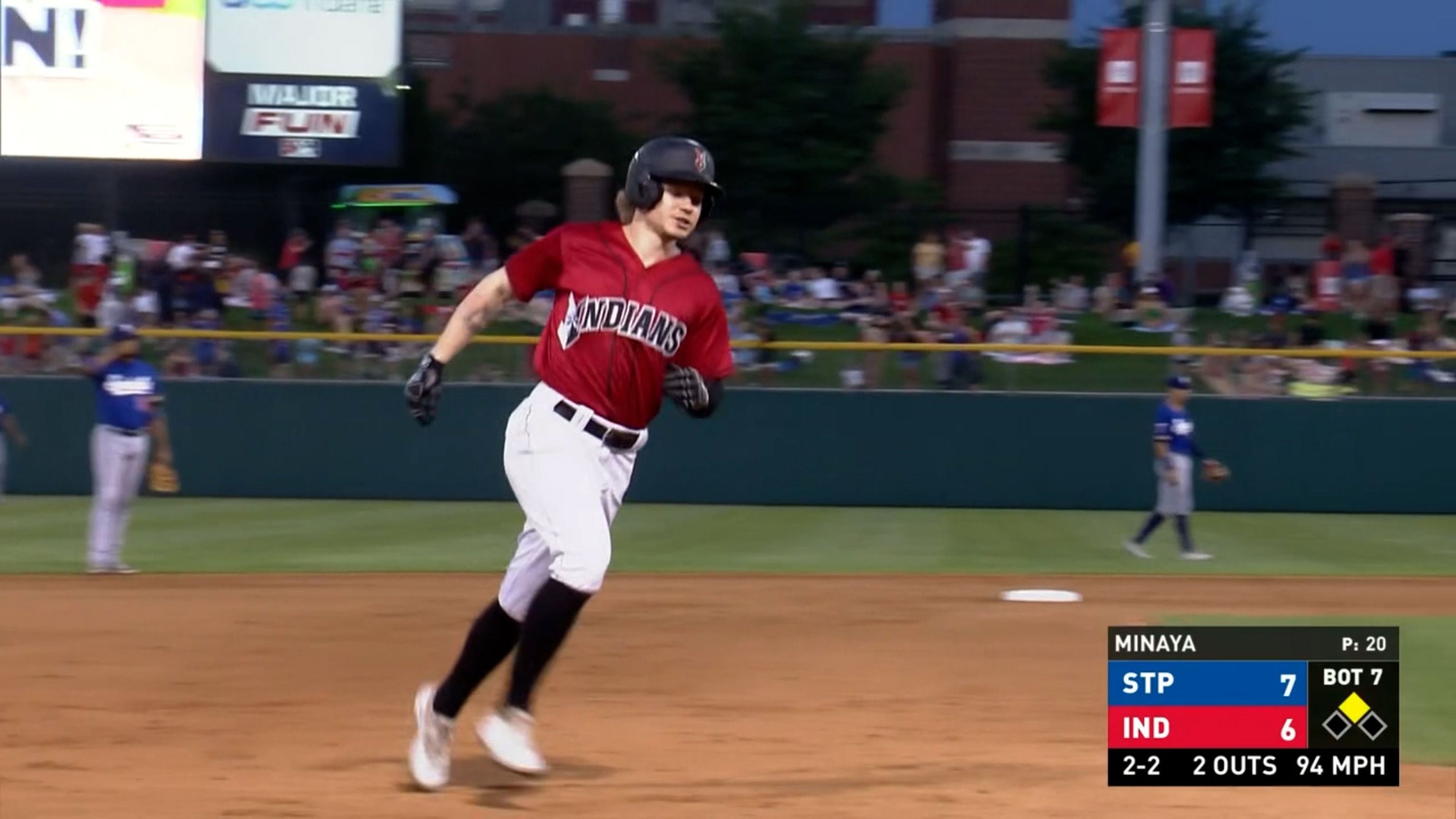 Jack Suwinski's second home run | 07/23/2022 | Indians